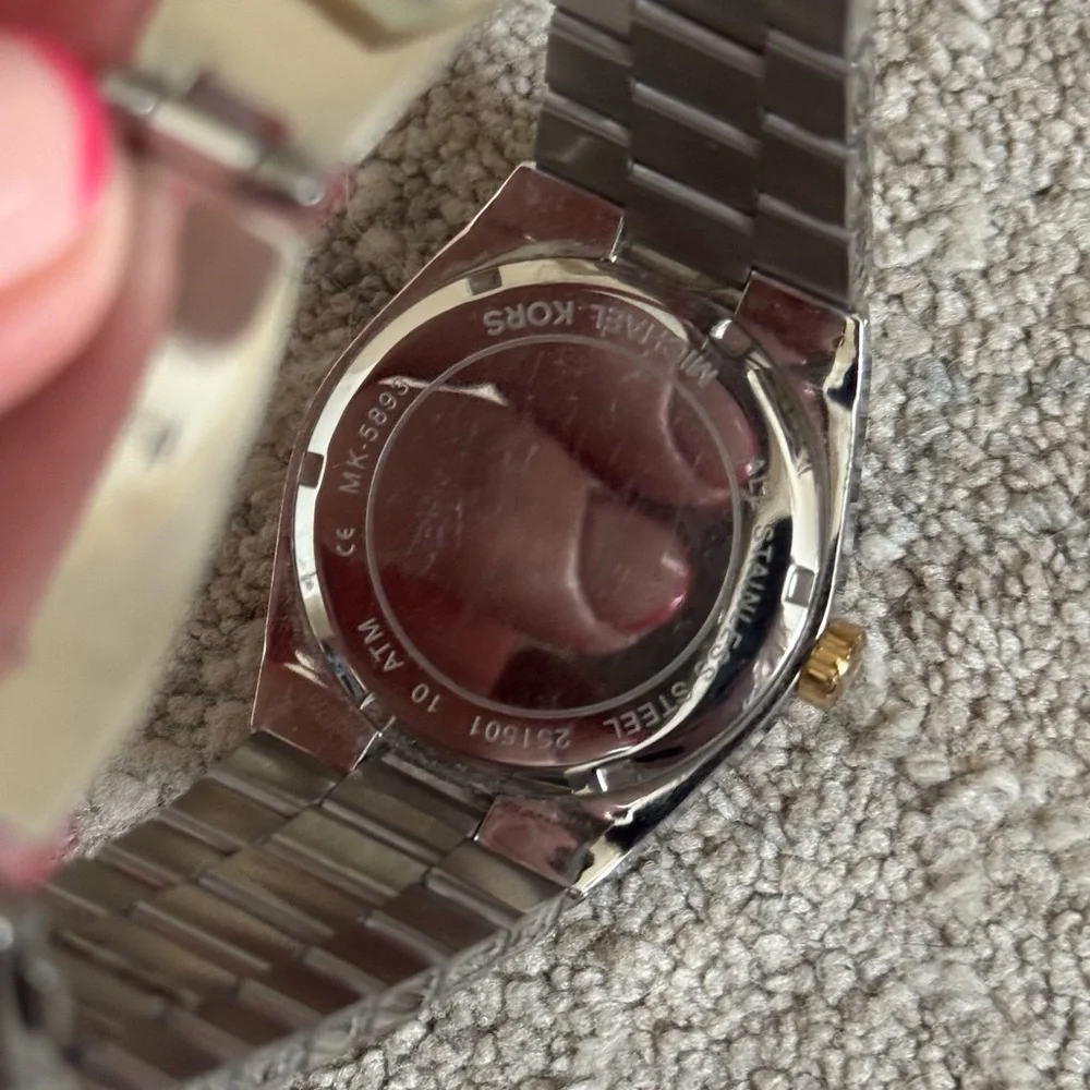 Michael Kors Channing Gold and Silver Watch - Picture 5 of 6